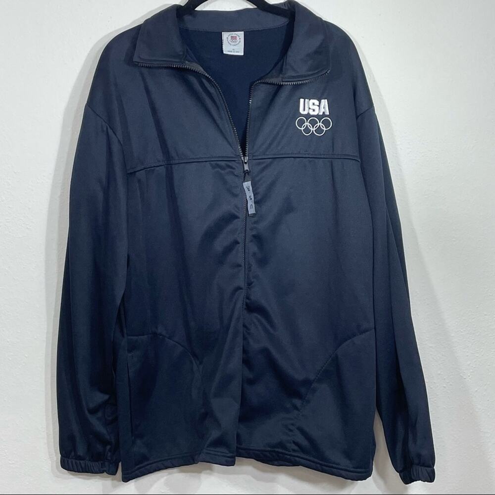 USA Olympic Black Jacket Size  XL